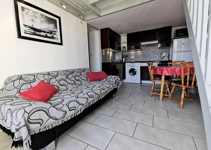 Daire Grande Bleue - 3 Pieces 6 Couchages Port Leucate- Climatisation - Wifi - Ref: 3gb_818 Mae-4704