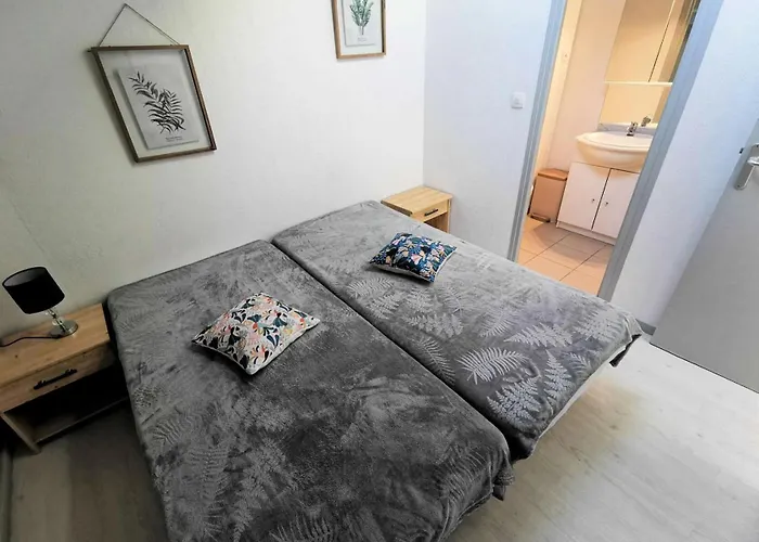 Daire Grande Bleue - 3 Pieces 6 Couchages Port Leucate- Climatisation - Wifi - Ref: 3gb_818 Mae-4704 *