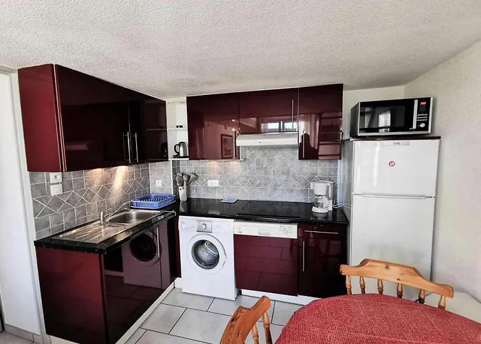 Daire Grande Bleue - 3 Pieces 6 Couchages Port Leucate- Climatisation - Wifi - Ref: 3gb_818 Mae-4704